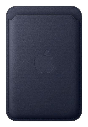 APPLE PORTAFOGLIO MagSafe IN TESSUTO FINEWOVEN PER iPHONE/CARTE DI CREDITO NAVY BLUE